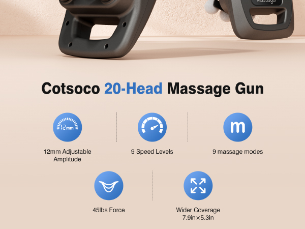20-Head Massage Gun