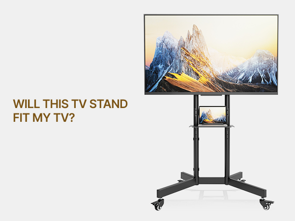 rolling tv cart 