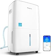 GoveeLife Smart Dehumidifier for Basement 4,500 Sq.Ft, 50 to 109 Pint Auto Humidity Control, Drai...
