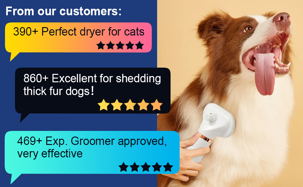 hair dryer blow dryer dog paw cleaner dog grooming kit dog grooming vacuum