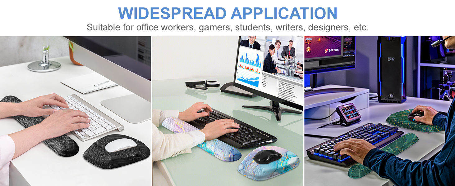 mouse pad with wrist rest