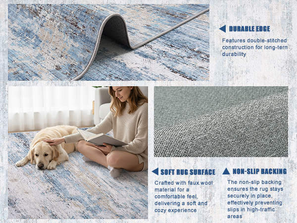 Sturdy and durable living room rugs