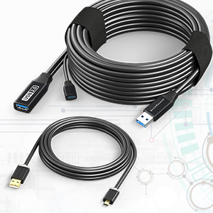usb extension cable male to female 3ft bluerigger usb extension cable 30 ft usb extension cable long