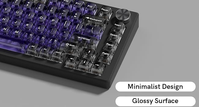 Clear keycaps,Transparent Keyboard keycaps,Jelly Key caps Set,Shine Through keycap,MDA Profile