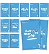 20 Count Makeup Remover Wipes Individually Wrapped, Travel Individual Wet Wipes Bulk, Gentle Clea...