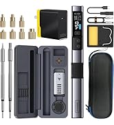FNIRSI HS02 100W Heat Set Insert Tool &amp; Corded Soldering Iron Kit for 3D Printer, Plastic, Portab...