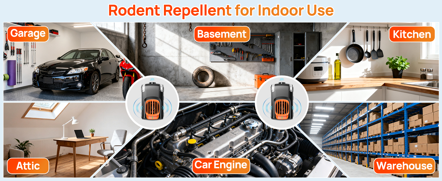 Rodent Repellent for car Engine