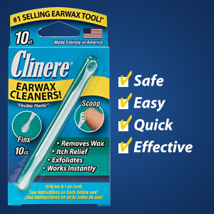 Ear care ear health Clinere clineare earwax ear wax ear cleaning ear cleaners debrox ear drops