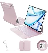 RAYMCRAFT for iPad Air 13 inch Case with Keyboard (M3,2025 / M2,2024), iPad Pro 12.9 (6th/5th/4th...