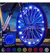 Activ Life LED Bike Wheel Lights with Batteries Included, Get 100% Brighter and Visible from All ...