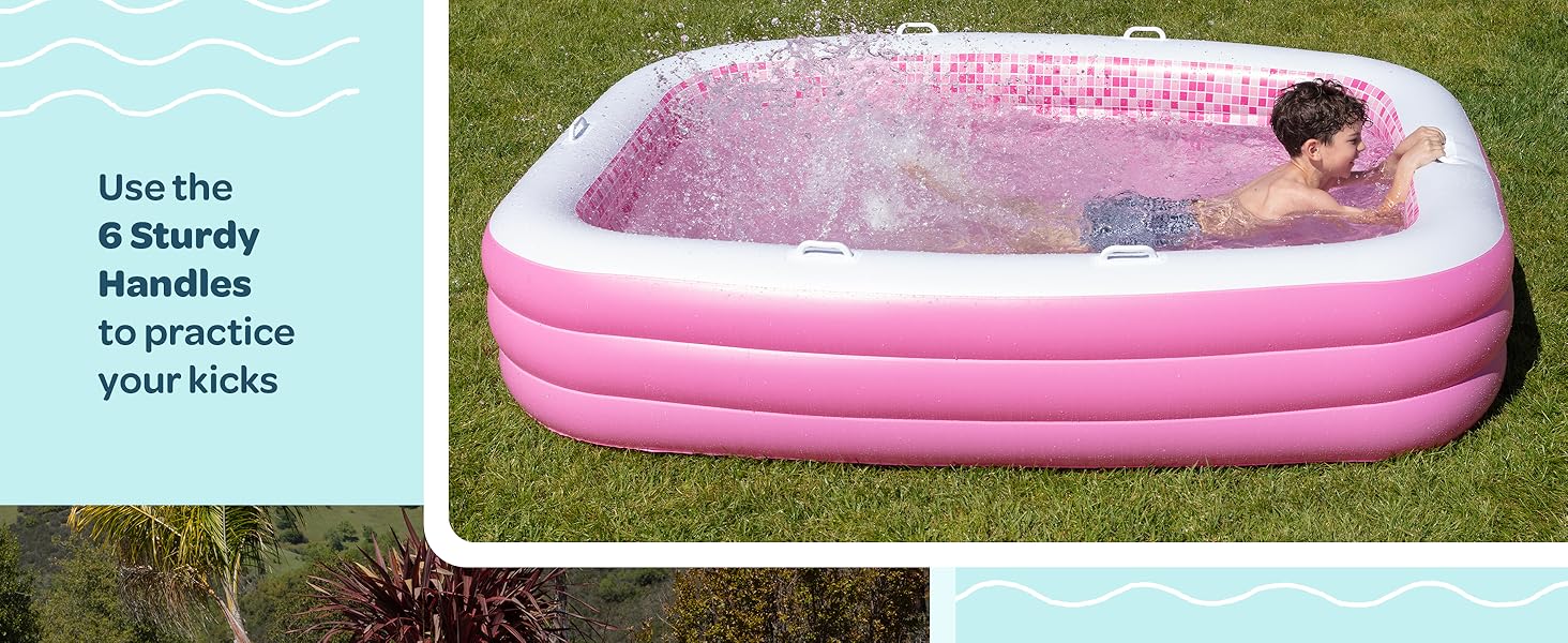 Family pool pink- 4