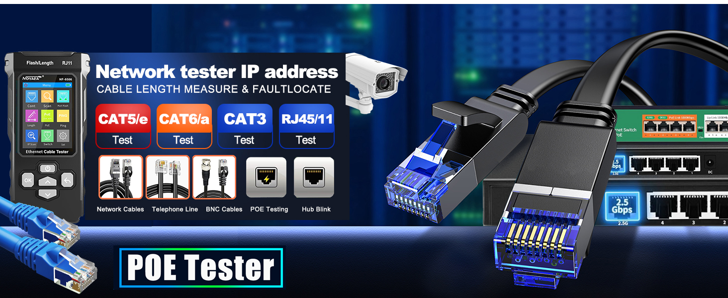 NOYAFA NF-8506 Network Cable Tester IPC tester