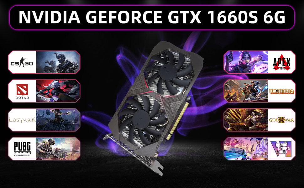 NVIDIA GEFORCE GTX 1660S 6G