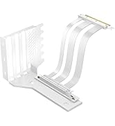 GLOTRENDS 2-Slot GPU Support Bracket with 200mm PCIe 5.0 Riser Cable for GPU Vertical Mount, Comp...