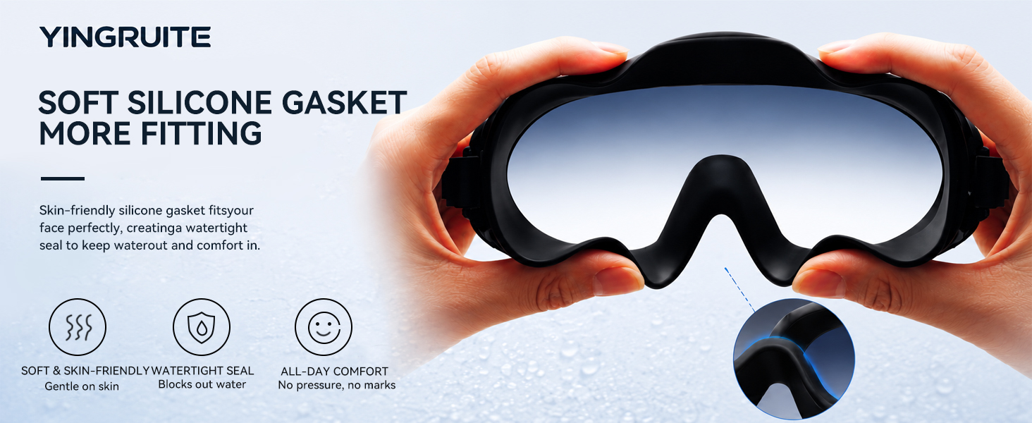 Soft silicone gasket, more fitting