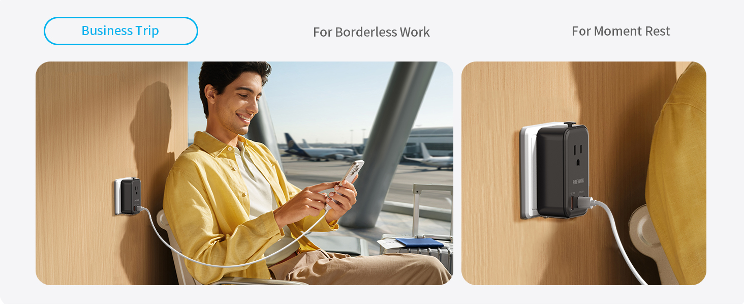 travel essentials vacation eu/uk plug adapter