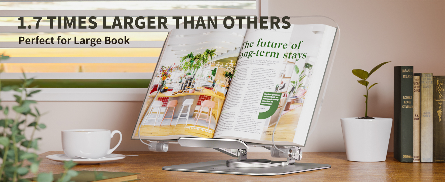 articulated book stand