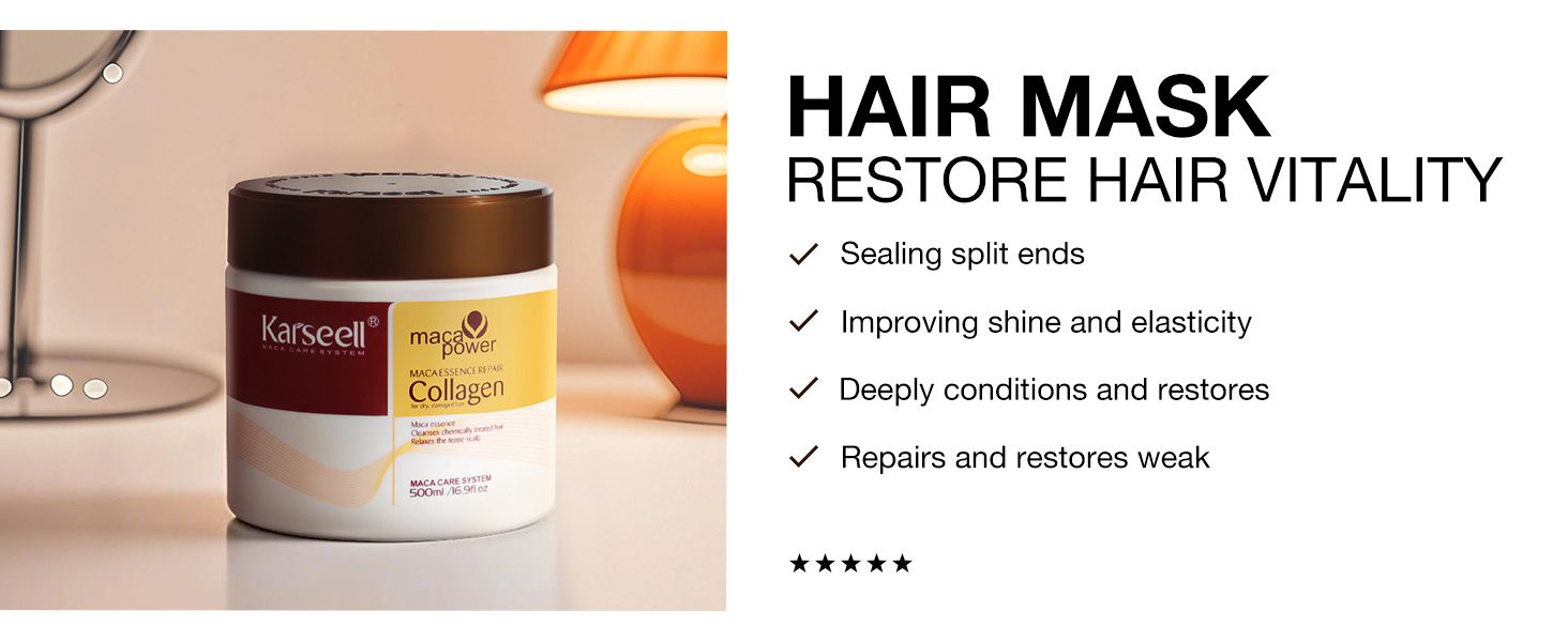 Argan Oil Collagen Hair Mask Essence