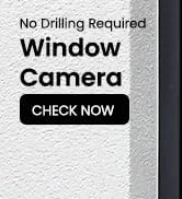 INFIYA 2K No Drill Window Camera-2 Pack 2.4Ghz &amp; 5Ghz WiFi Dome Cameras for Home Security for Ind...