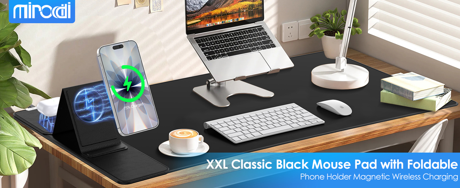 Magnetic Wireless Charging Mouse Pad