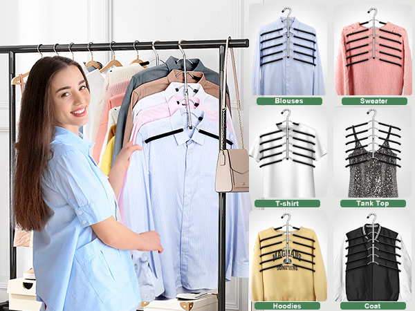 t shirt hangers, sweater hangers, coat hangers, tank top hangers, bra hangers, jacket hangers