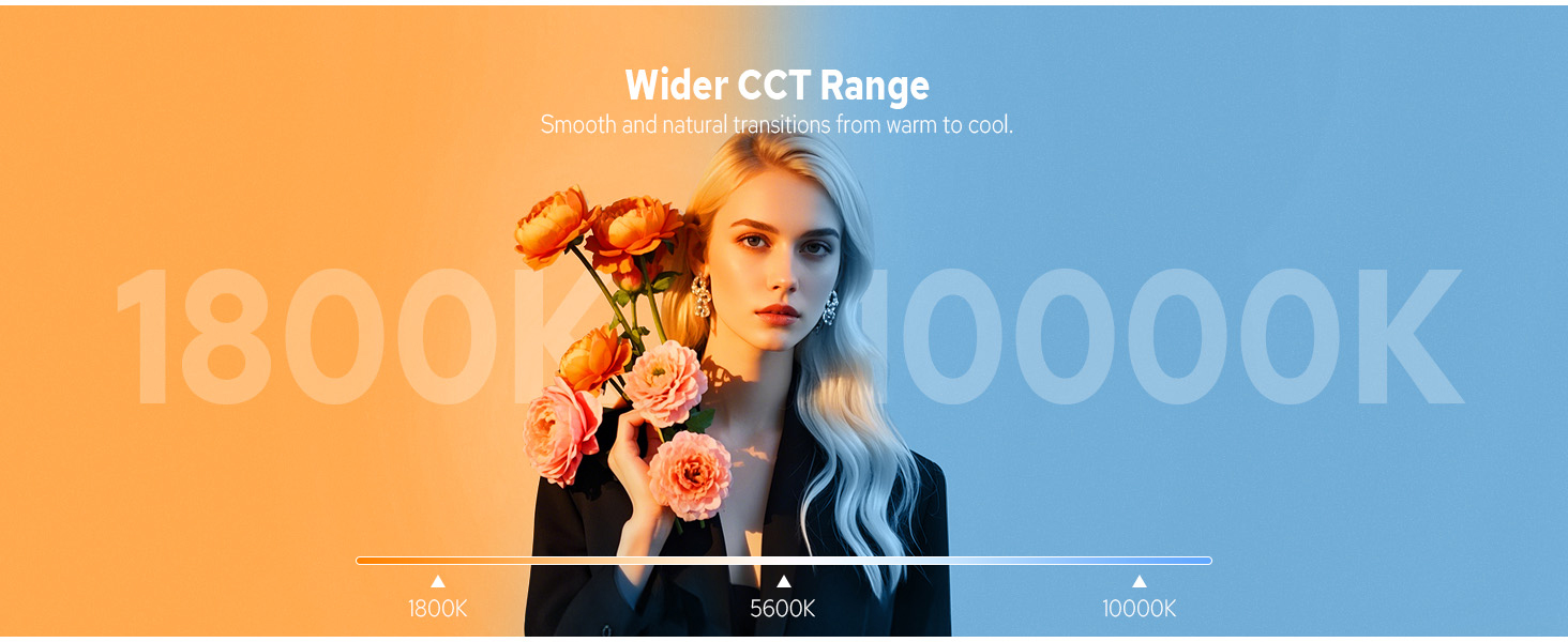 godox c30r full color led on camera video light
