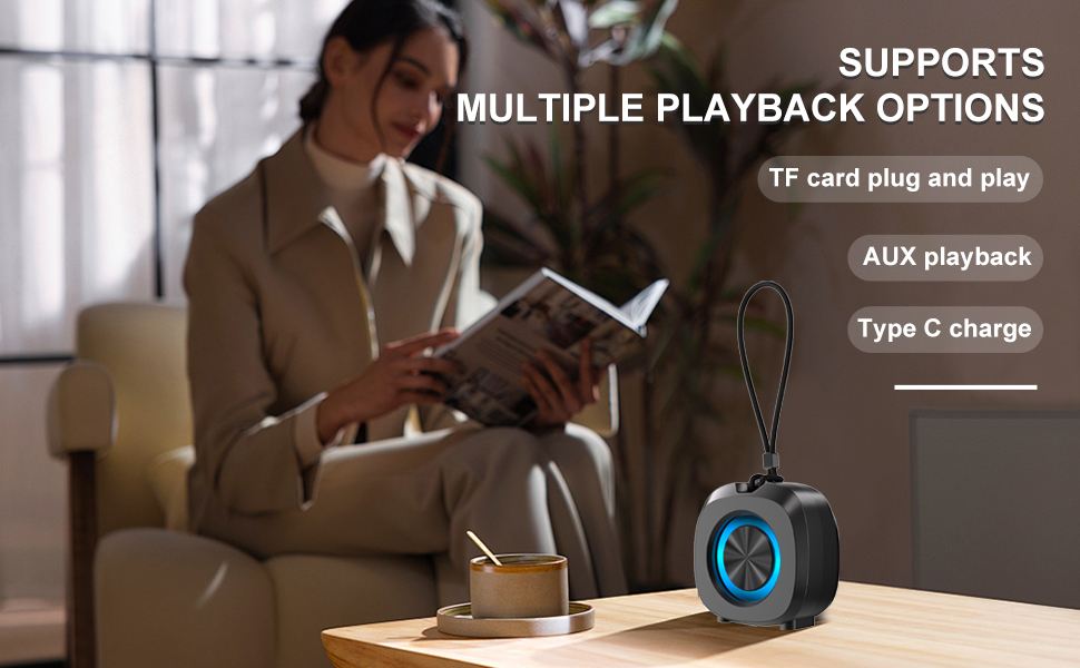 Small Portable Bluetooth Wireless Speaker