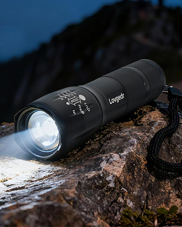 waterproof flashlight camping flashlight outdoor flashlight emergency flashlight
