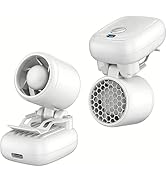 KIMWIND Clip-On Hat Fan with 3 Gear, Super-Mini Portable Handheld Fan, Only 0.13lb, Foldable Pers...