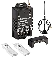 CHAOSEND DC10V 12V 24V 48V 60V 72V 90V Wireless Remote Switch 40A Relay with Long Range,Wireless ...