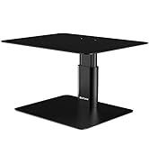 BoYata Monitor Stand, Adjustable Monitor Riser Metal Computer Stand Compatible with TV, PC, Lapto...
