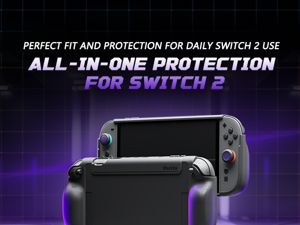 PlayVital Pure Protective Grip Case for Nintendo Switch 2