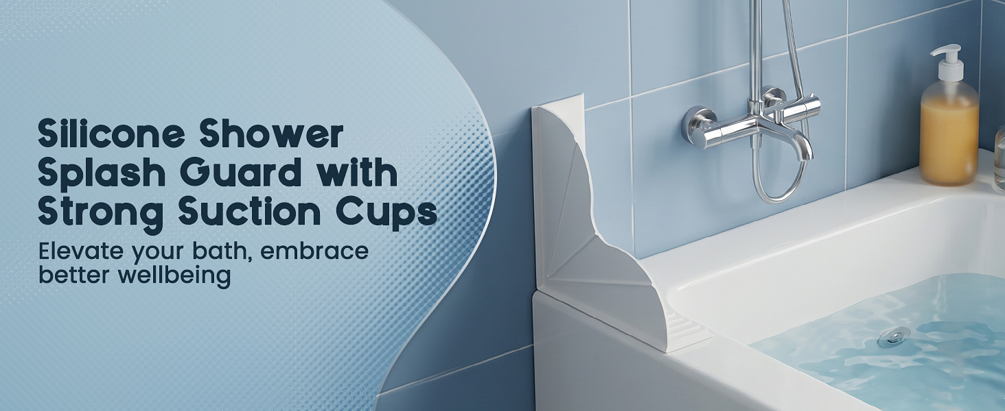 bathtub splash guard