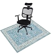 Anidaroel 48”x60”Office Chair Mat for Hardwood &amp; Tile Floor, Computer Chair Mat for Rolling Chair...