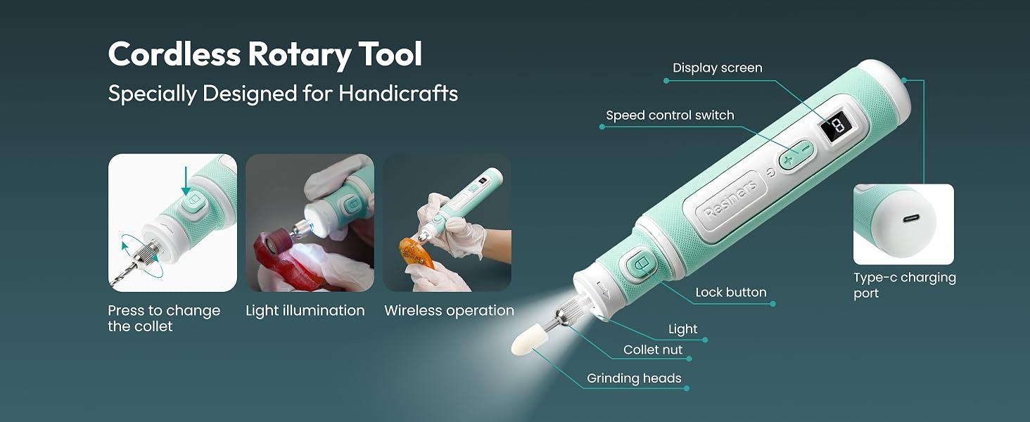 Resiners Cordless Rotary Tool Kit