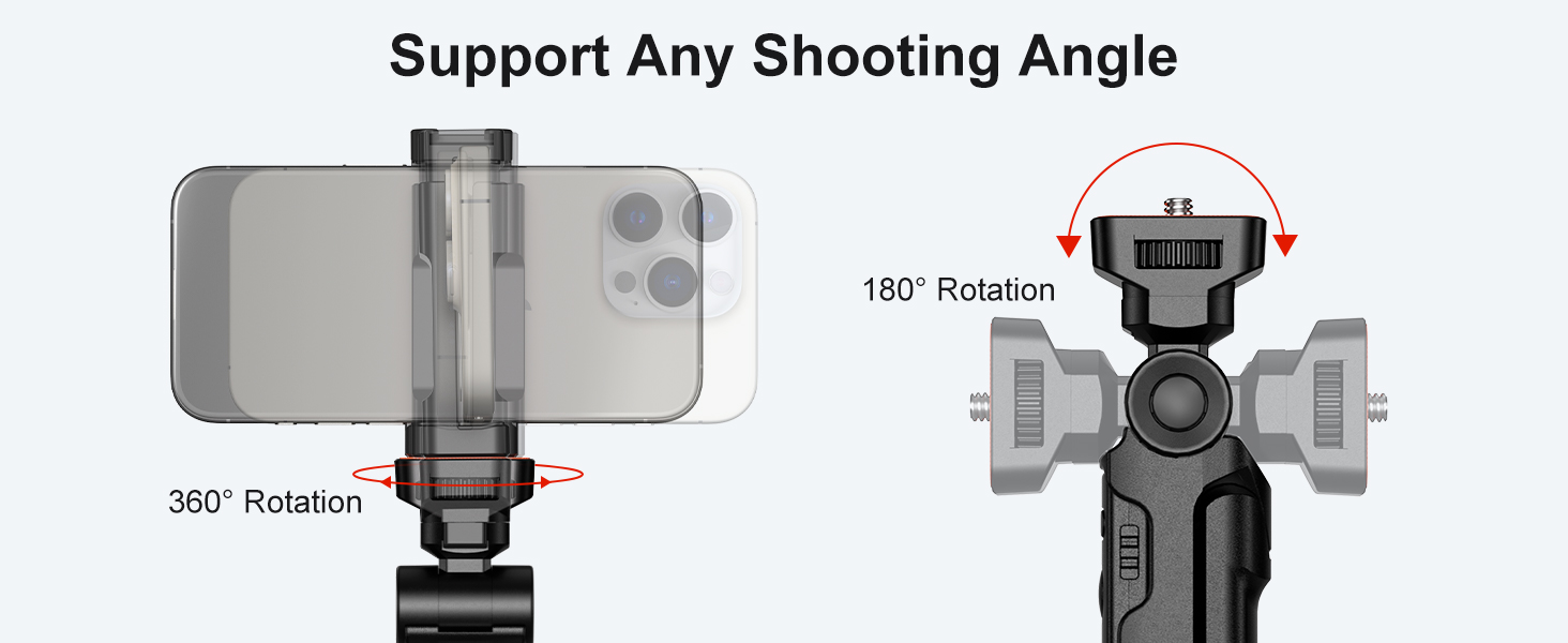 Support Any Shooting Angle