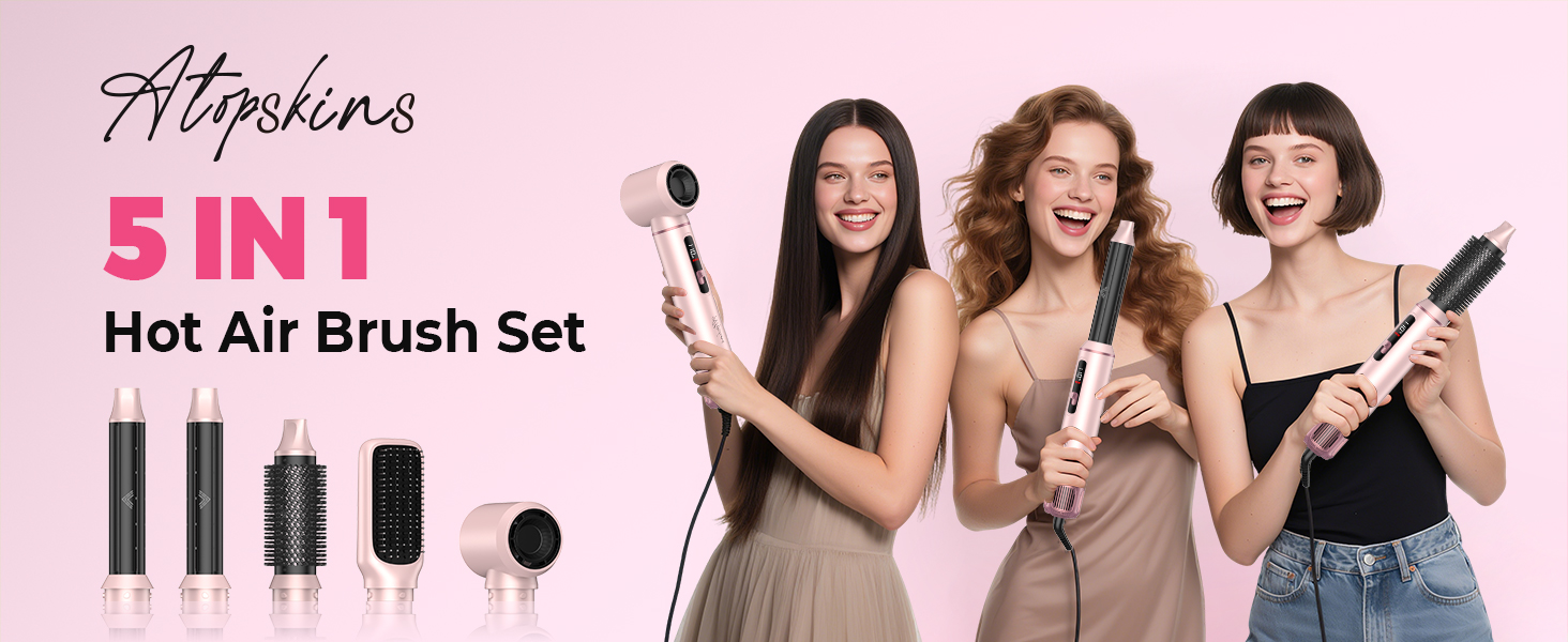 hot air curling brush