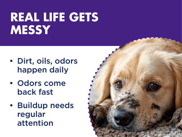 Real life gets messy
