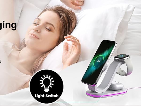 3 in one charger iphone watch and airpods apple watch series 10
