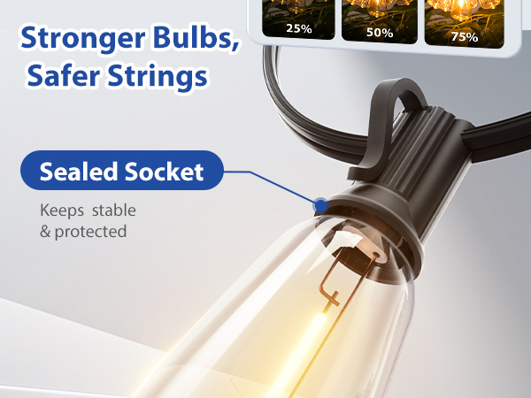 outdoor string lights