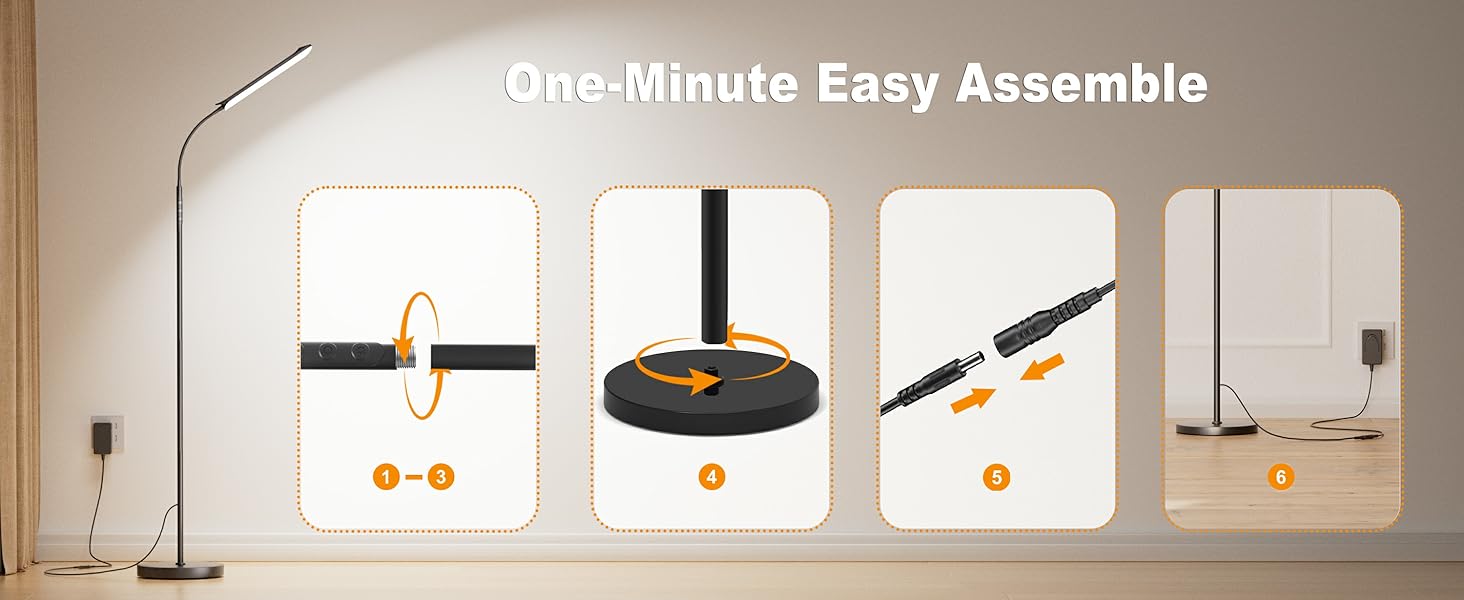 floor lamp-easy assemble