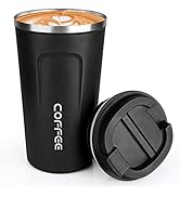 MOMSIV 17oz Travel Mug, Insulated Coffee Cup with Leakproof Lid, Vacuum Stainless Steel Double Wa...