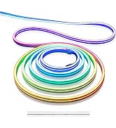 Aclorol 16.4FT LED Neon Rope Lights Addressable LED Strip Neon Sign Flexible Pixels Light RGB Dre...