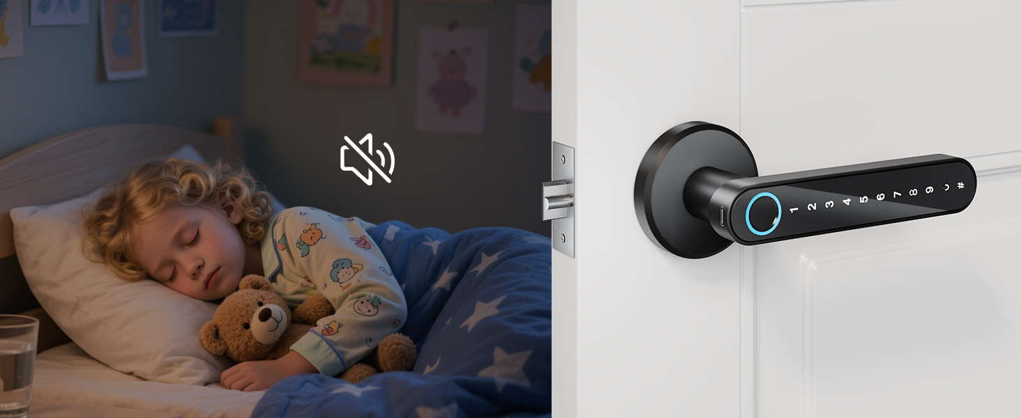fingerprint doorknob