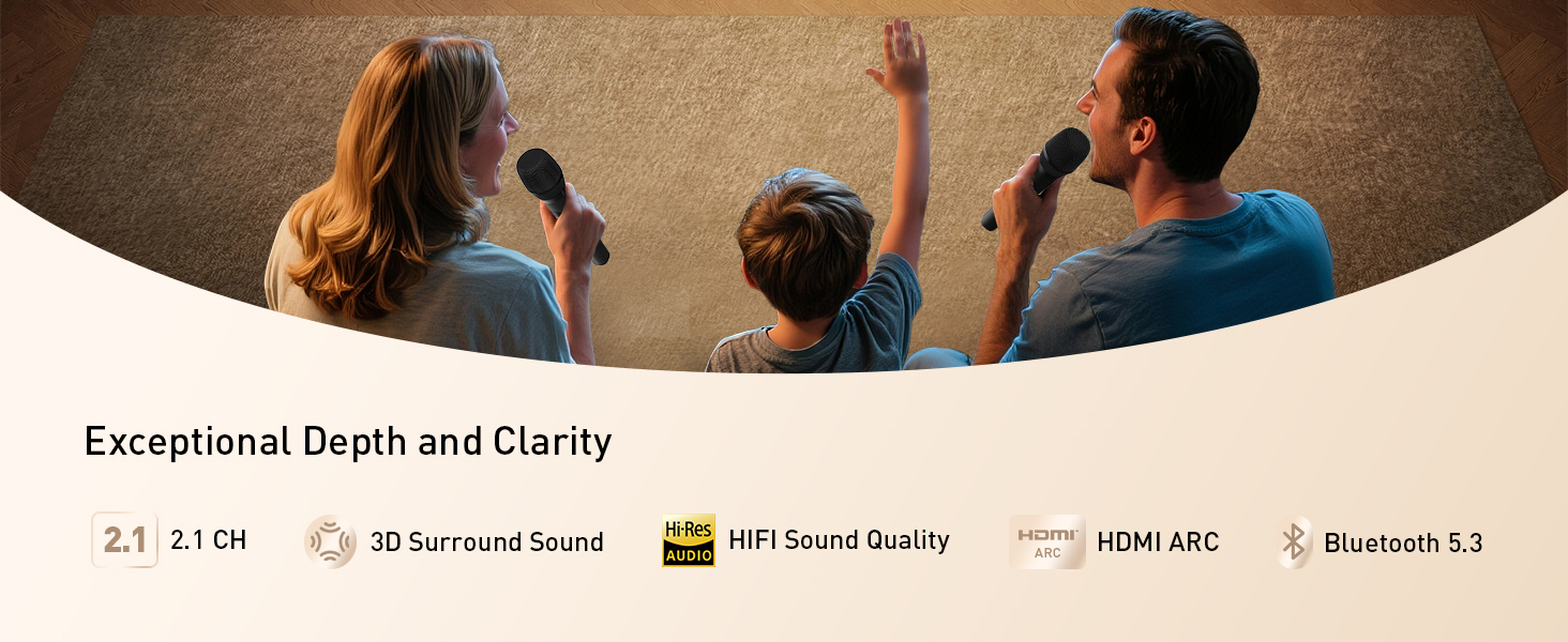 SoundBar for TV home party