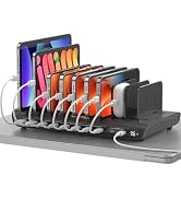 UNITEK 10-Port USB C Charging Station 96W with 2X 65W PD, [2A+8C] Laptop Charging Station for Mul...