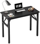 Need Small Computer Desk 31.5 inches Folding Table No Assembly Sturdy Small Writing Desk Folding ...
