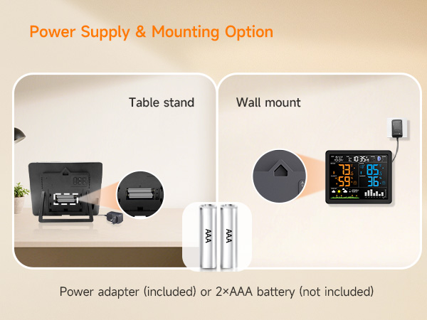 wireless weather station indoor outdoor