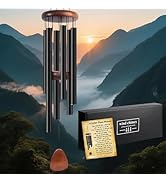 Wind Chimes for Outside, Bingxue 37" Wooden Sympathy Wind Chimes Memorial Wind Chime for Loss of ...