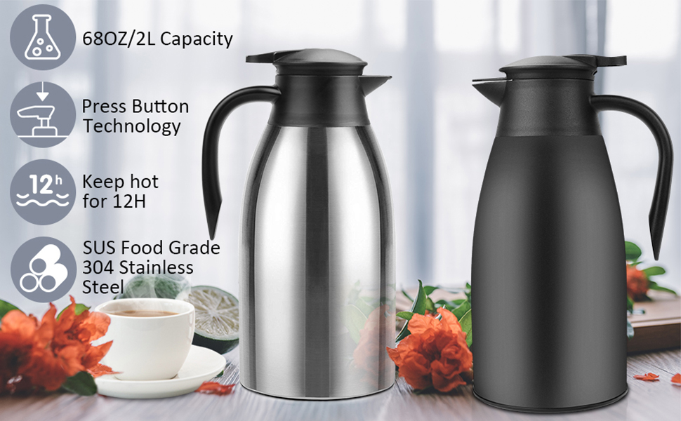 70 Oz Insulated Thermal Coffee Carafe